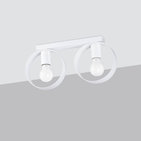 Sollux plafon Titran 2xE27 biały SL.1135