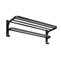 King Home Półka prysznicowa SHP BILIA czarna 5900168833814