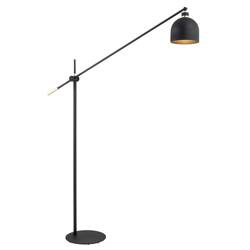 Argon lampa podłogowa Detroit E27 czarno/mosiężna 220cm 4735