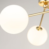 TK Lighting plafon Fairy 3xG9 biało/złoty 6471
