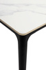 King Home Stół SLIM 240x100 biały, czarny -         ceramiczny marmur, aluminium KH1501100239