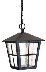Elstead lampa wisząca zewnętrzna Canterbury E27 czarna IP43 BL48M-BLACK