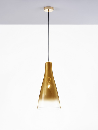 Luces Exclusivas lampa wisząca LED Balsa Ø 23 cm E27 1x12W IP20 złota LE43415