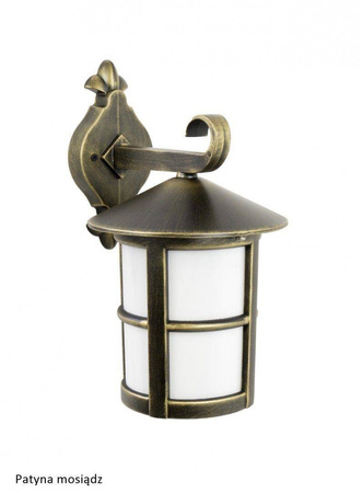 Su-ma kinkiet zewnętrzny Cordoba II E27 czarny/patyna IP23 K 3012/1/TD