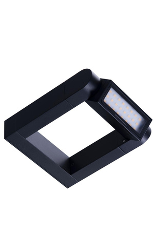 Azzardo kinkiet zewnętrzny LED Frame Wall 8W 800lm 3000K czarny IP65 AZ4308