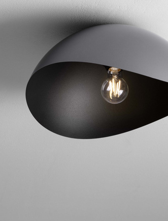 Luces Exclusivas lampa sufitowa LED Guanipa Ø 40 cm E27 1x12W IP20 czarna LE44895