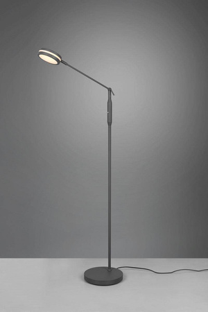 Trio lampa podłogowa LED Franklin 6W 650lm 2700/3200/4000K antracytowa ściemnialna 133cm 426510142