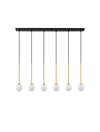 Luces Exclusivas lampa wisząca LED Chao G9 6x5W IP20 czarno/złota LE44269