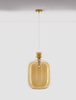 Luces Exclusivas lampa wisząca Padre Ε27 złoto/bursztynowa LE42637
