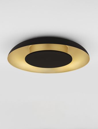 Luces Exclusivas lampa sufitowa LED Capinota ściemnialna Ø 40 cm 24W 1482lm 2700-4000K IP20 czarno/złota LE44803