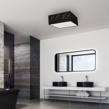 Milagro plafon Senso 3xE27 czarno/złoty MLP7293