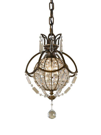 Elstead lampa wisząca Bellini E14 brązowa FE-BELLINI-P