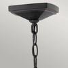 Quintiesse lampa wisząca zewnętrzna Alford Place 3xE14 czarna IP44 QN-ALFORD-PLACE8-L-MB