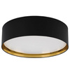 TK Lighting plafon Bilbao 4xE27 czarno/złoty 3432