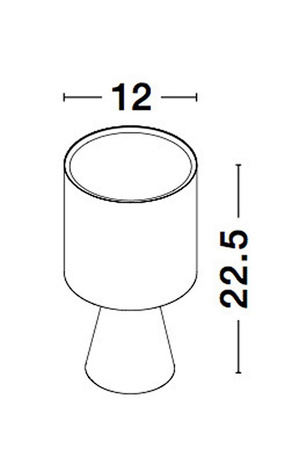 Luces Exclusivas lampka biurkowa Ibague E14 biała LE42968