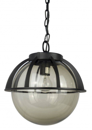 Su-ma lampa wisząca zewnętrzna Kule z koszykiem 250 E27 czarna/patyna IP43 K 1018/1/KPO 250 FU