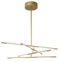 Luces Exclusivas lampa wisząca LED Bell 8x(5W 350lm 3000K) 40W 2800lm złota LE41341