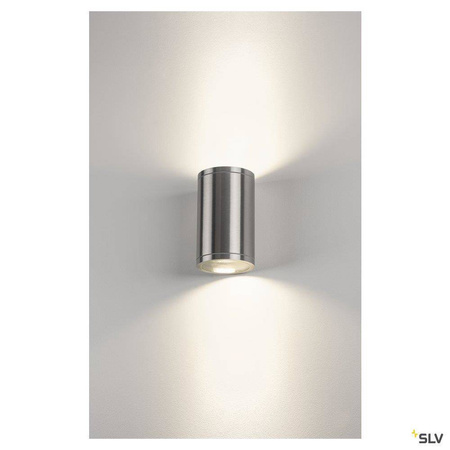 SLV kinkiet zewnętrzny Rox 2xGU10 aluminiowy IP44 1000334