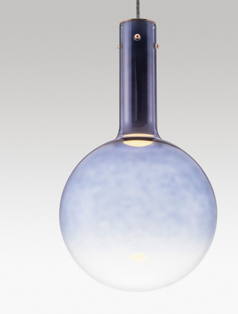 Luces Exclusivas lampa wisząca LED Javier ściemnialna Ø 25 cm 6W 754lm 3000K IP20 biało/niebieska LE44478