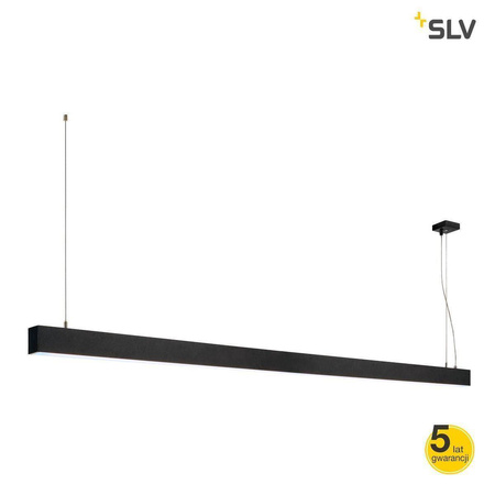 SLV lampa wisząca LED Glenos 85W 6600lm 4000K czarna 1001409
