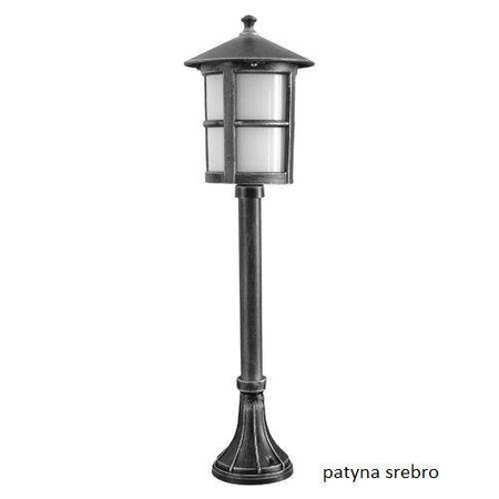Su-ma lampa stojąca zewnętrzna Cordoba II E27 czarna/patyna 101cm IP23 K 5002/3/TD