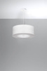 Sollux lampa wisząca Saturno 50 5xE27 biała SL.0747