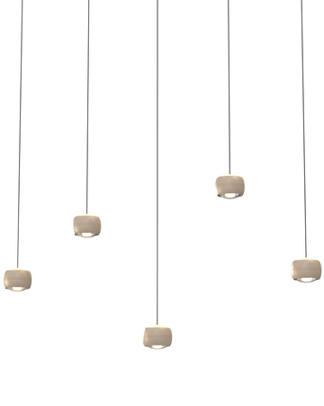 Aviano Lighting lampa wisząca LED Quiberon ściemnialna 30W 3000lm 3000K piaskowa 7039-513