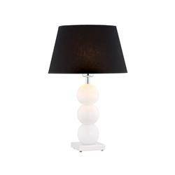 Argon lampka biurkowa Fudżi E27 biało/czarna 3624