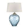 Quintiesse lampka biurkowa Samara 2xE27 + GU10 szaro/niebieska Ø51cm QN-SAMARA-TL-LRG-BLU