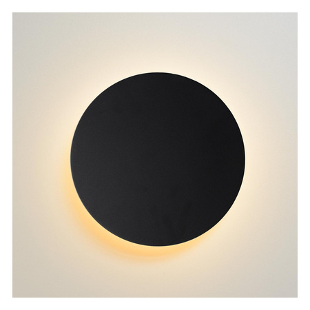 Lucide kinkiet Eklyps LED Ø 15cm 6W 360LM 3000K czarny 46201/06/30