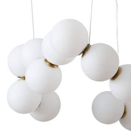 Step Into Design Coralli lampa wisząca LED 48W 4789lm 3000K biało/mosiężna DP0254-800