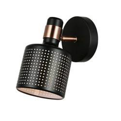 Italux kinkiet Restenza E27 czarny WL-2439-1-BK