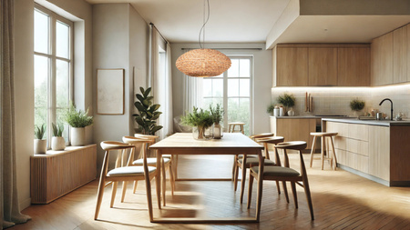 Luces Exclusivas lampa wisząca LED Guardia Ø 60 cm E27 1x12W IP20 naturalna LE44580