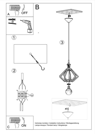 Sollux lampa wisząca Pompelmo E27 drewniana SL.0393