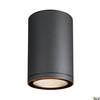 SLV plafon zewnętrzny LED Enola 36W 3500lm 3000/4000K 38° antracytowy Ø14cm IP65 1003442