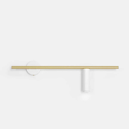 Aldex kinkiet (prawy) Trevo GU10 biało/mosiężny 1097C40_2