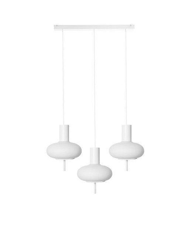Ummo lampa wisząca potrójna Torni A3L 3xE27 biała TOL311P0