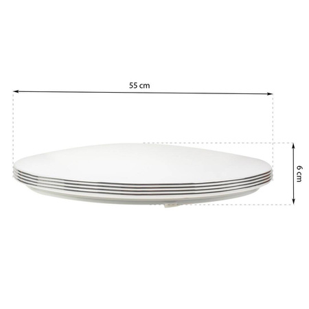 Milagro plafon LED Siena 72W 4320lm 3000/6000K (pilot w zestawie) biały ML263