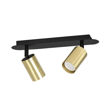 Emibig kinkiet (reflektorki) Zen 2 2xGU10 czarno/złoty 622/2