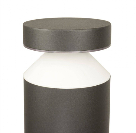 Su-ma lampa stojąca zewnętrzna LED Delta 6W 440lm 4000K popielata 75cm IP44 DL-750