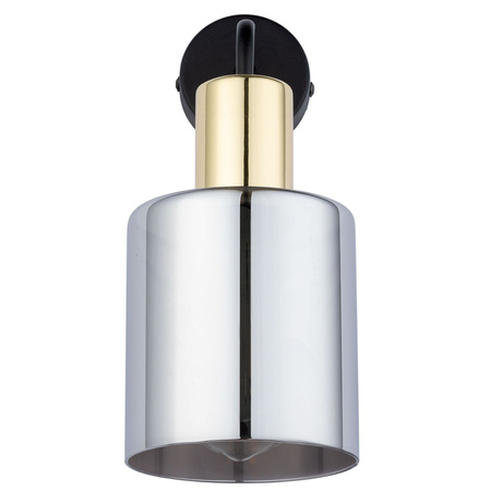 TK Lighting kinkiet Sierra E27 czarno/złoty 6660