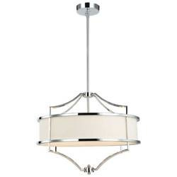 Orlicki Design żyrandol / lampa wisząca Stesso Cromo M 4xE27 biała/chrom OR80919