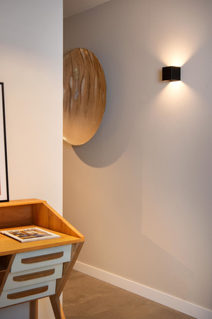 Lucide kinkiet zewnętrzny Vertigo LED ściemnialny 1x6W 2700K IP54 czarny 27250/06/30