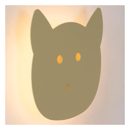 Lucide kinkiet dziecięcy Charlie LED ściemnialny 1x5W 2600K/2700K zielony 44204/08/33