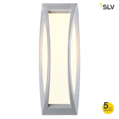 Spotline/SLV kinkiet zewnętrzny Meridian 2 E27 szary IP54 230444