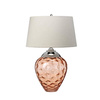 Quintiesse lampka biurkowa Samara 2xE27 + GU10 szaro/pomarańczowy Ø45,7cm QN-SAMARA-TL-SLM