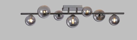 Aviano Lighting lampa sufitowa LED Sevilla G9 7x3W 2450lm 3000K żarówki w zestawie czarny chrom 9214-0710