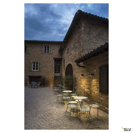 SLV kinkiet (reflektorek) zewnętrzny Nautilus GU10 czarny IP54 1002867