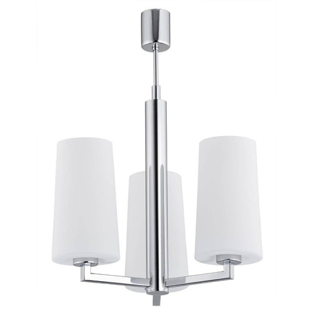 Argon żyrandol / lampa wisząca Camelot 3xE27 biała/chrom 1224