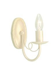 Elstead kinkiet Minster E14 biało/złoty MN1-IV-GOLD